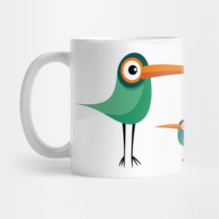 C'mon Get Happy Funny Birds Cool Mug